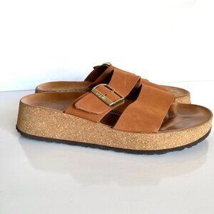 Papillio By Birkenstock Almina Wedge Sandal Size 39 Brown